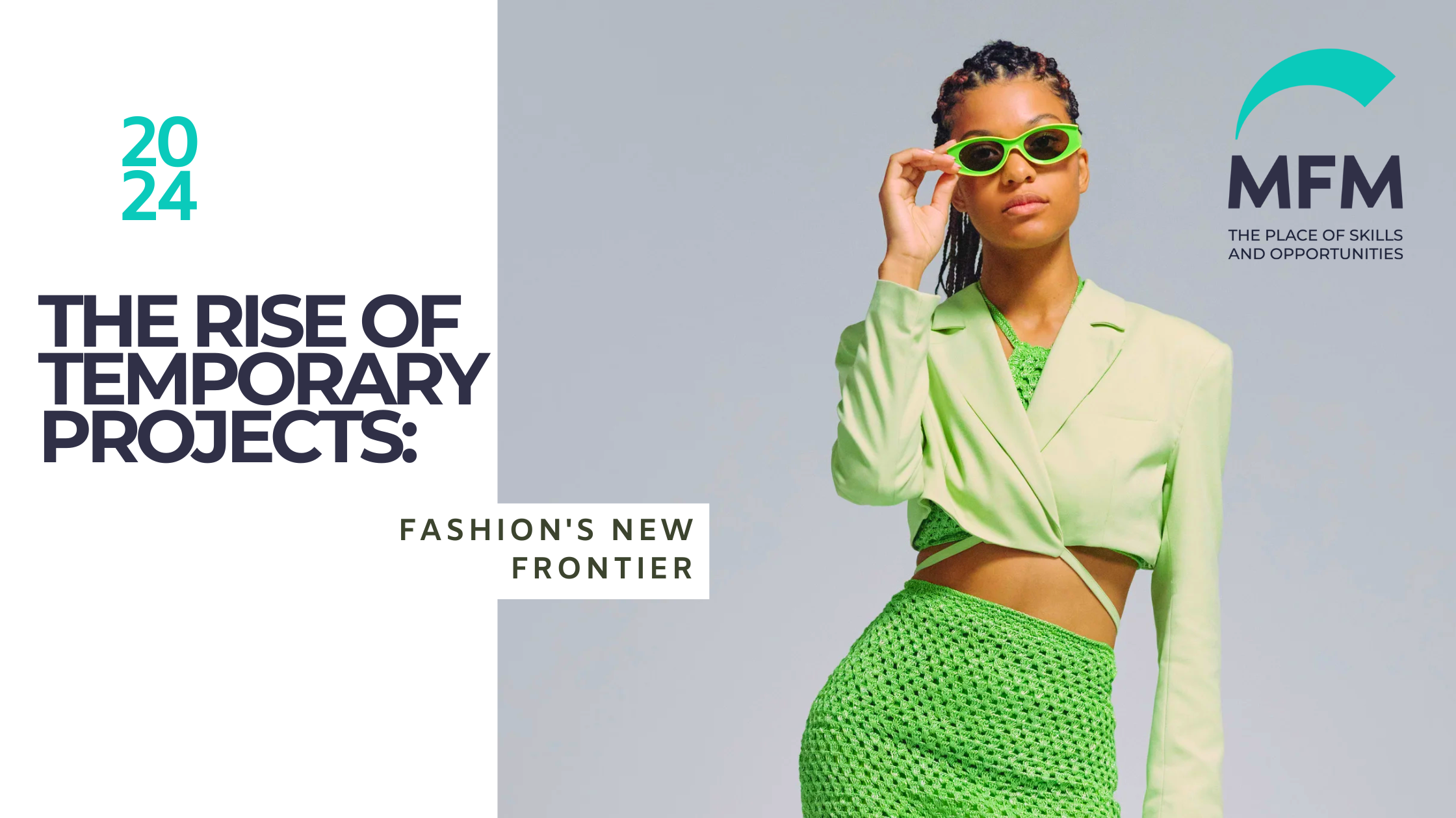 Fashion managers and a creative team collaborating on a temporary project in a modern workspace.